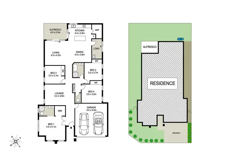 Floorplan of Homely house listing, 1 Setaria Street, Marsden Park NSW 2765
