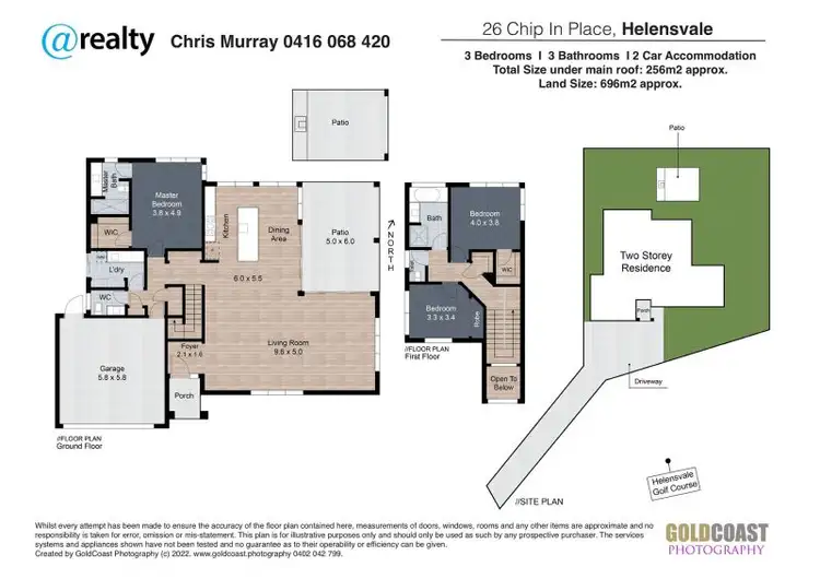 Floorplan of Homely house listing, 26 Chip in Place, Helensvale QLD 4212