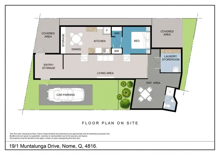 Floorplan of Homely house listing, Site 19/1 Muntalunga Drive, Nome QLD 4816