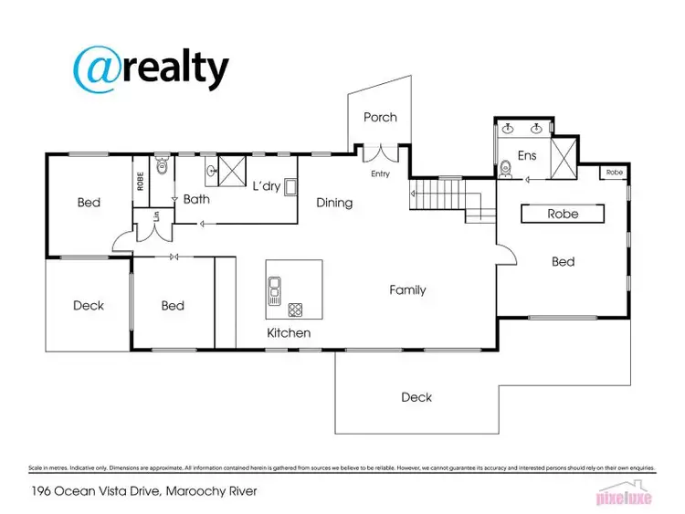 Floorplan of Homely house listing, 196 Ocean Vista Drive, Maroochy River QLD 4561