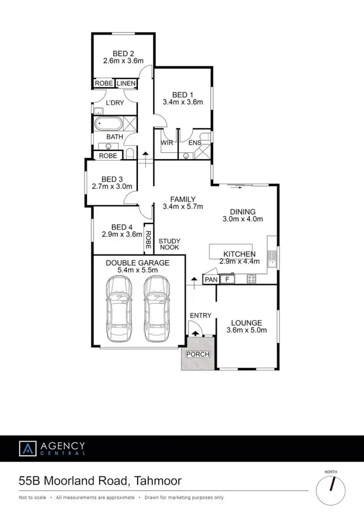 Floorplan of Homely house listing, 55B Moorland Road, Tahmoor NSW 2573