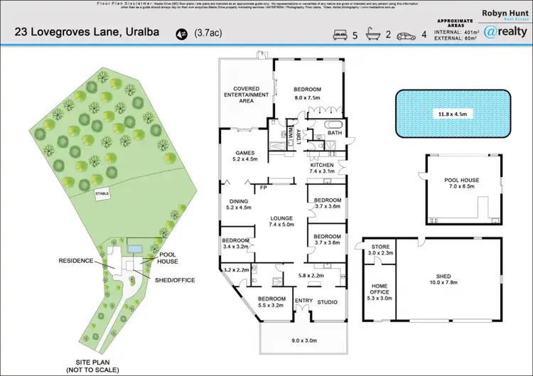 Floorplan of Homely house listing, 23 Lovegroves Lane, Uralba NSW 2477