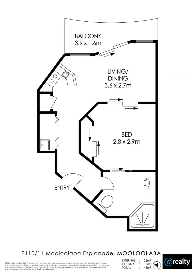 Floorplan of Homely apartment listing, Address available on request
