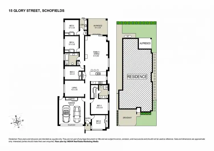 Floorplan of Homely house listing, 15 Glory Street, Schofields NSW 2762