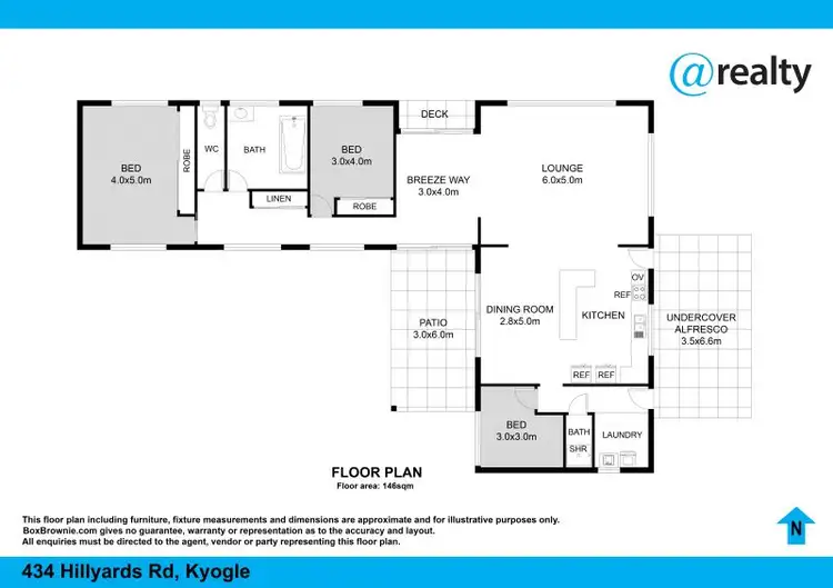 Floorplan of Homely rural property listing, 434 Hillyards Road, Boorabee Park NSW 2480