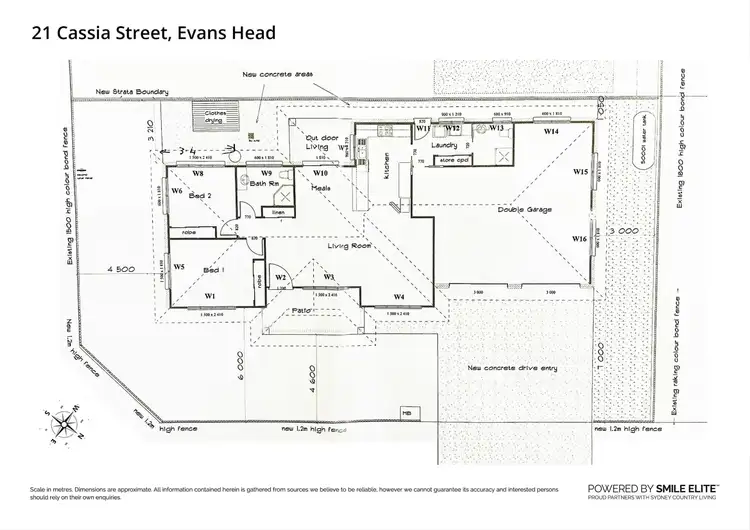 Floorplan of Homely house listing, 21 Cassia Street, Evans Head NSW 2473