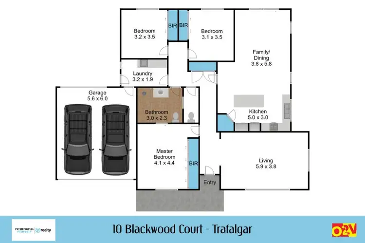 Floorplan of Homely house listing, 10 Blackwood Crt, Trafalgar VIC 3824