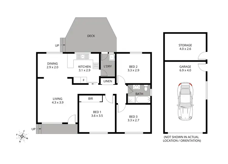 Floorplan of Homely house listing, 12 Shipton Crescent, Mount Warrigal NSW 2528