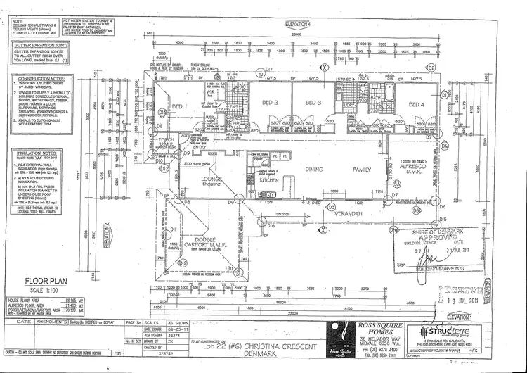 Floorplan of Homely house listing, 6 Christina Crescent, Denmark WA 6333