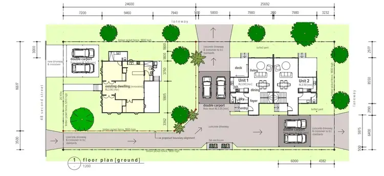 Floorplan of Homely house listing, 48 Second Street, Railway Estate QLD 4810