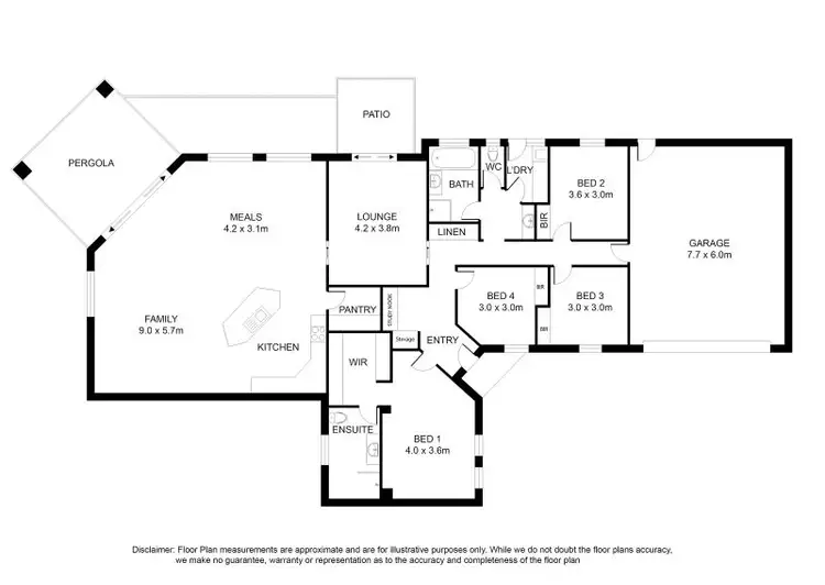 Floorplan of Homely house listing, 11 Colonel Light Pl, Mount Gambier SA 5290