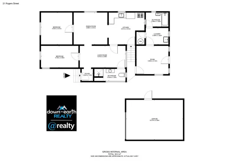 Floorplan of Homely house listing, 21 Rogers Street, Ravenshoe QLD 4888