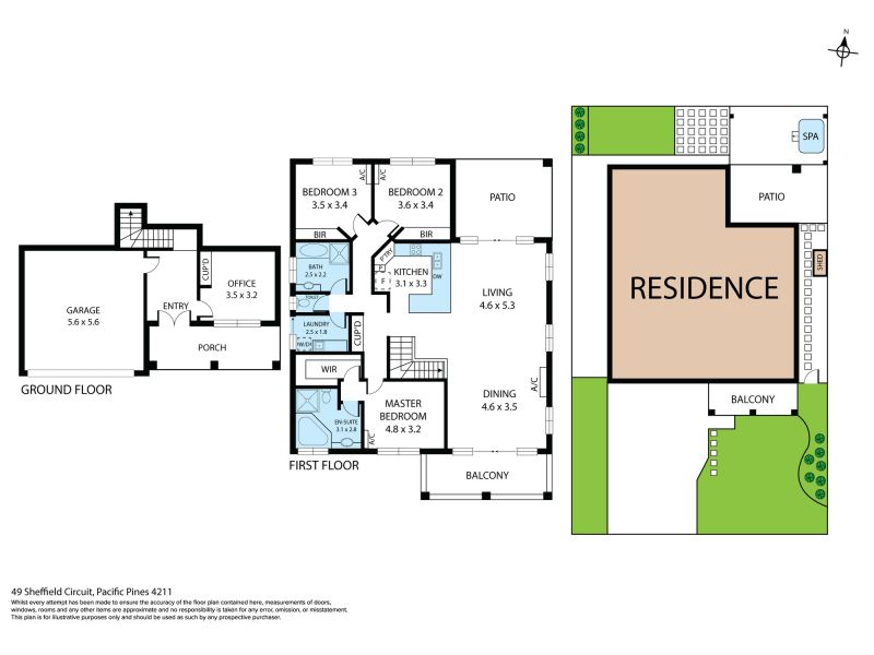 Floorplan of Homely house listing, 49 Sheffield Circuit, Pacific Pines QLD 4211