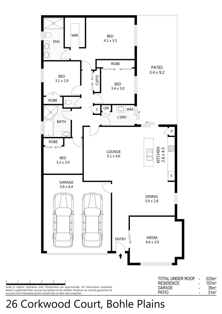 Floorplan of Homely house listing, 26 Corkwood Court, Bohle Plains QLD 4817