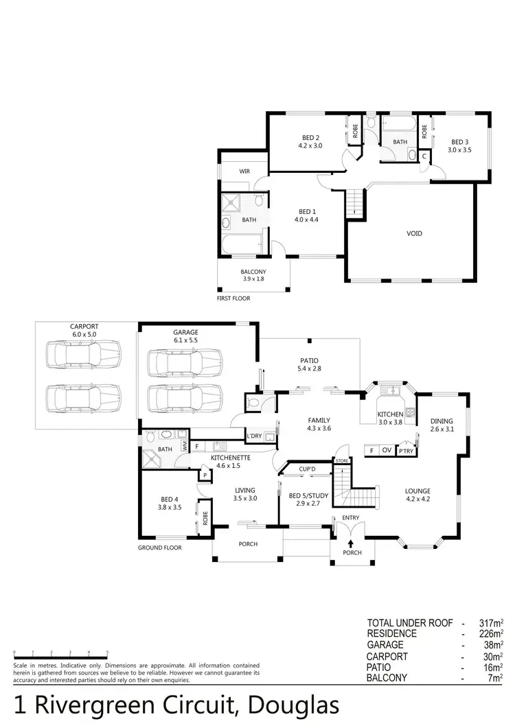 Floorplan of Homely house listing, 1 Rivergreen Circuit, Douglas QLD 4814
