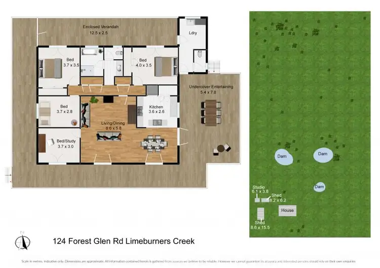 Floorplan of Homely house listing, 124 Forest Glen Road, Limeburners Creek NSW 2324
