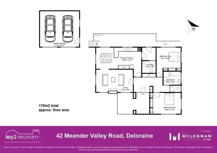 Floorplan of Homely house listing, 42 Meander Valley Road, Deloraine TAS 7304