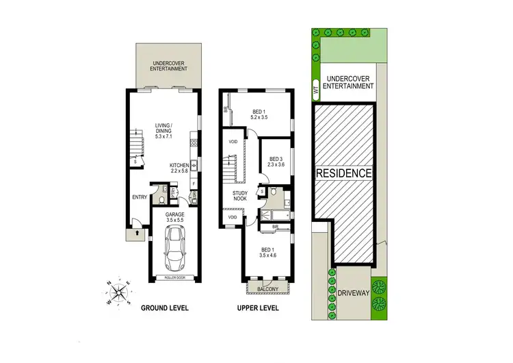 Floorplan of Homely townhouse listing, 47 Buckley Avenue, Blacktown NSW 2148