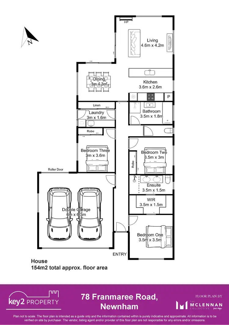 Floorplan of Homely house listing, 78 Franmaree Road, Newnham TAS 7248