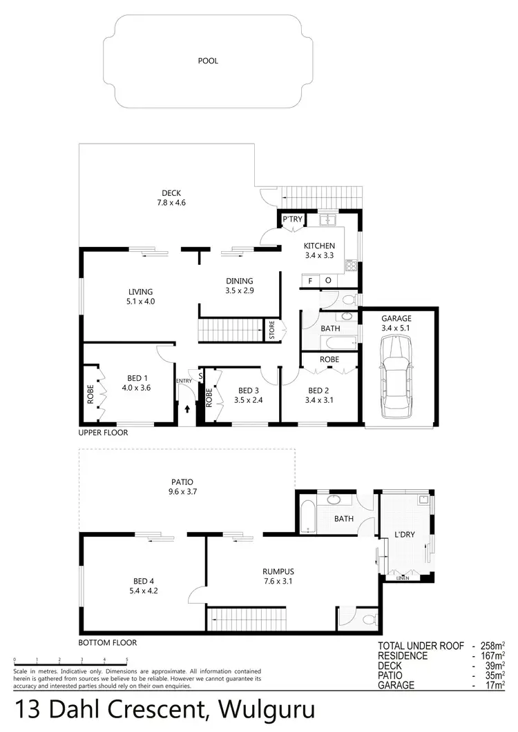 Floorplan of Homely house listing, 13 Dahl Crescent, Wulguru QLD 4811