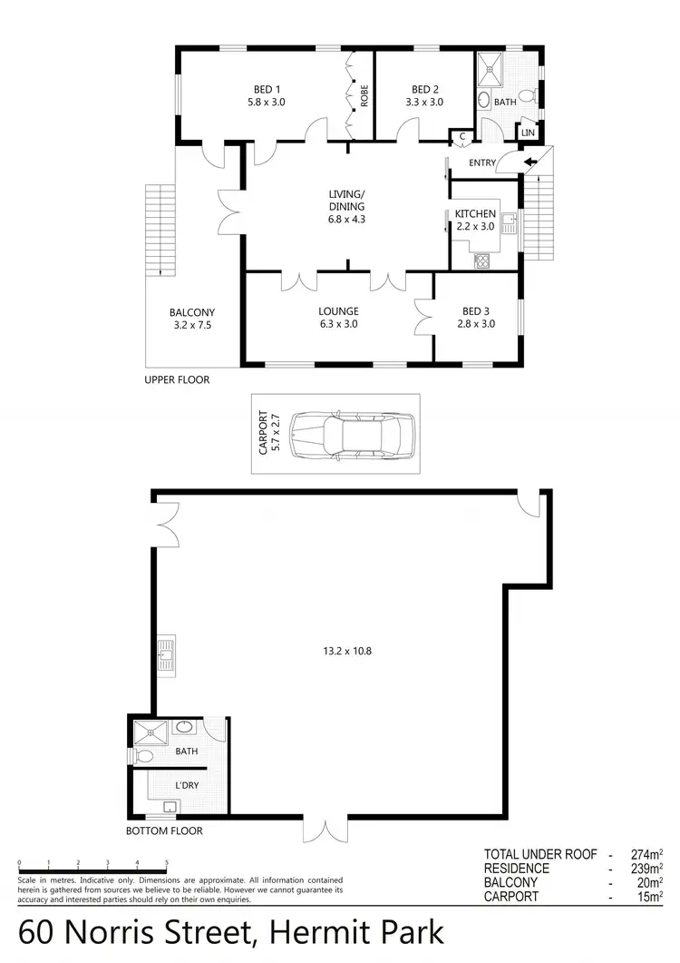 Floorplan of Homely house listing, 60 Norris Street, Hermit Park QLD 4812