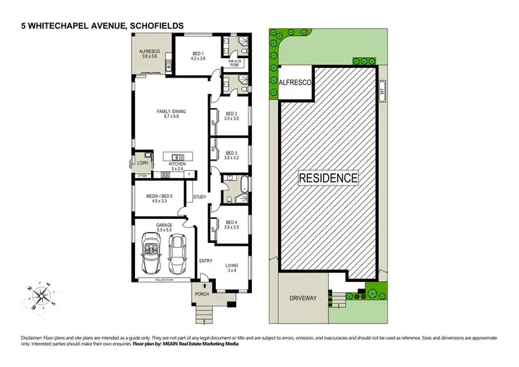 Floorplan of Homely house listing, 5 Whitechapel Avenue, Schofields NSW 2762