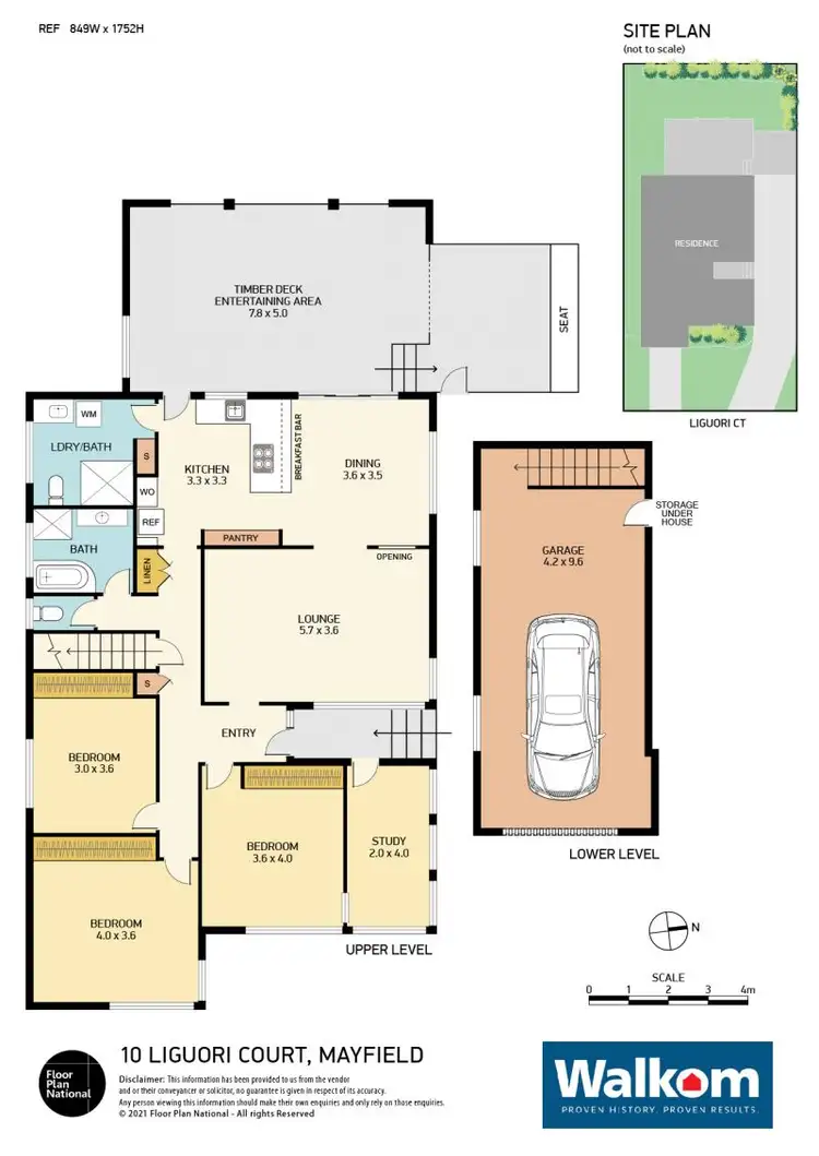 Floorplan of Homely house listing, 10 Liguori Court, Mayfield NSW 2304