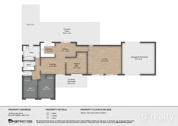 Floorplan of Homely house listing, 18 Macauley Drive, Boronia Heights QLD 4124