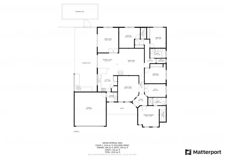 Floorplan of Homely house listing, 3 Cambria Road, Dalyellup WA 6230