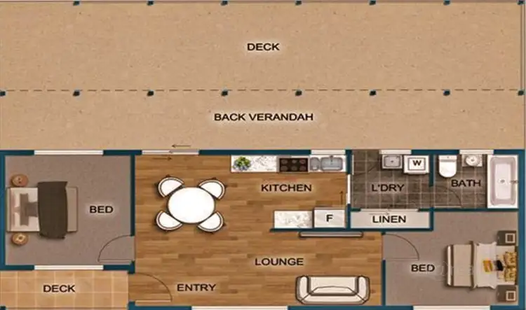 Floorplan of Homely house listing, 2 Marschall Street, Waikerie SA 5330