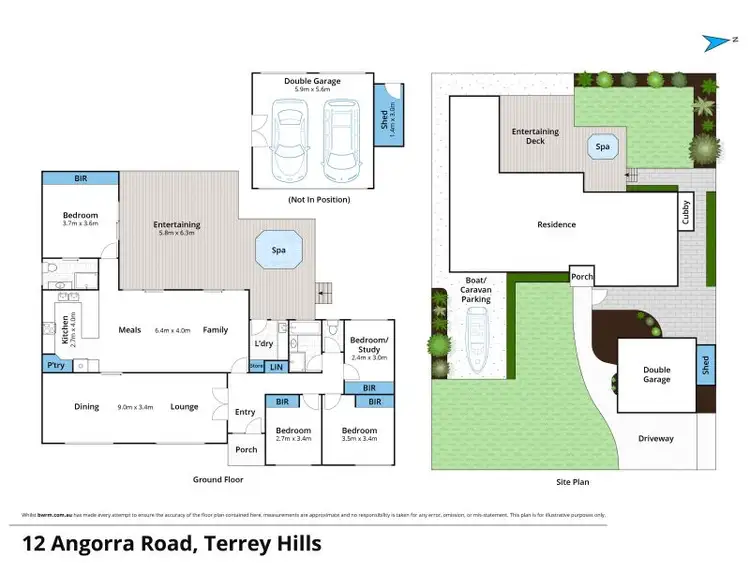Floorplan of Homely house listing, 12 Angorra Road, Terrey Hills NSW 2084