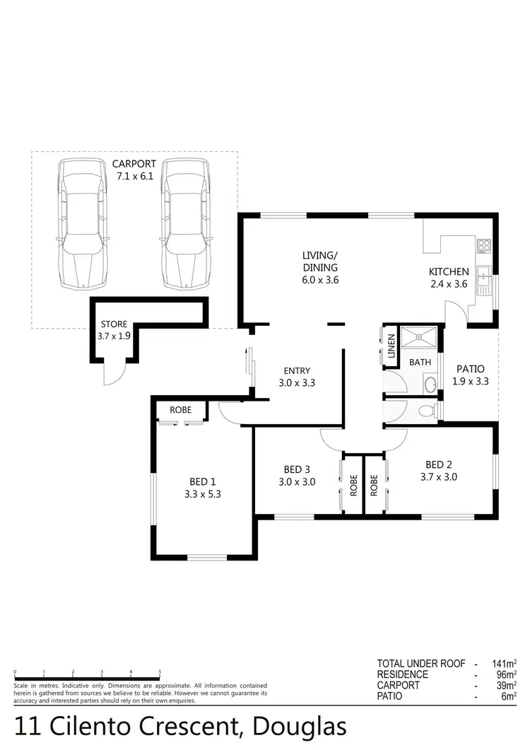 Floorplan of Homely house listing, 11 Cilento Crescent, Douglas QLD 4814