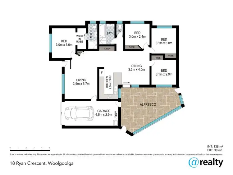 Floorplan of Homely house listing, 18 Ryan Crescent, Woolgoolga NSW 2456