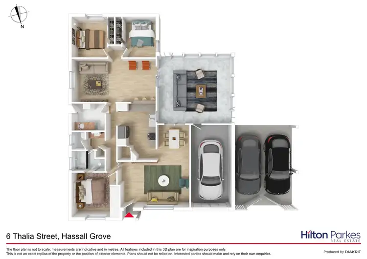 Floorplan of Homely house listing, 6 Thalia Street, Hassall Grove NSW 2761