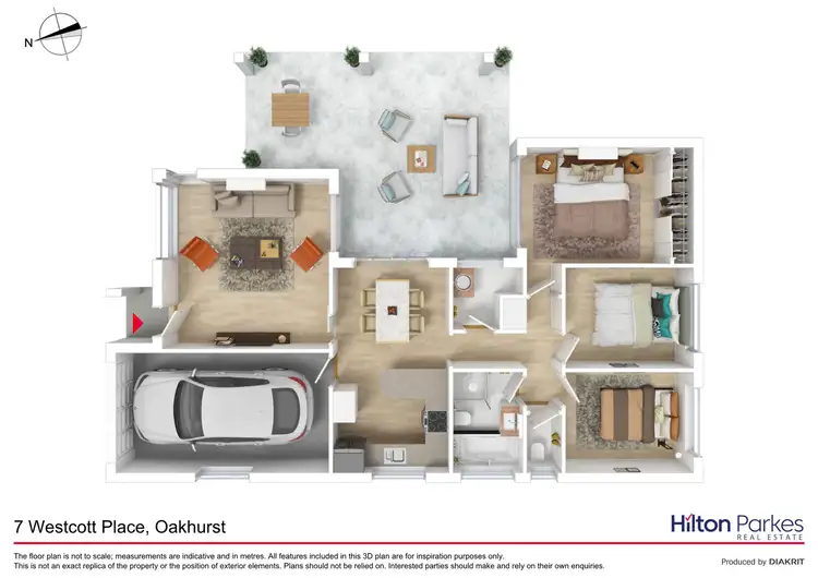 Floorplan of Homely house listing, 7 Westcott Place, Oakhurst NSW 2761
