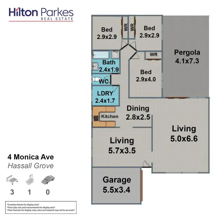 Floorplan of Homely house listing, 4 Monica Avenue, Hassall Grove NSW 2761