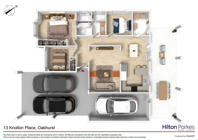 Floorplan of Homely house listing, 13 Knolton Place, Oakhurst NSW 2761