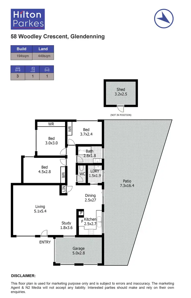 Floorplan of Homely house listing, 58 Woodley Crescent, Glendenning NSW 2761