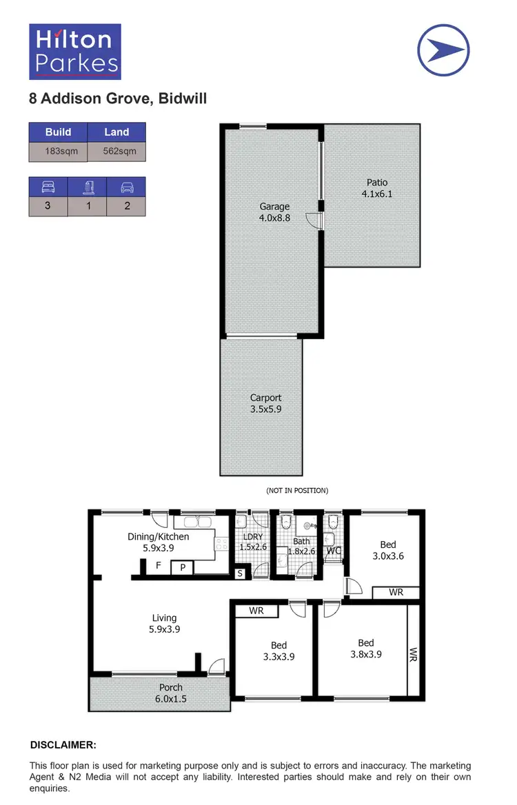 Floorplan of Homely house listing, 8 Addison Grove, Bidwill NSW 2770