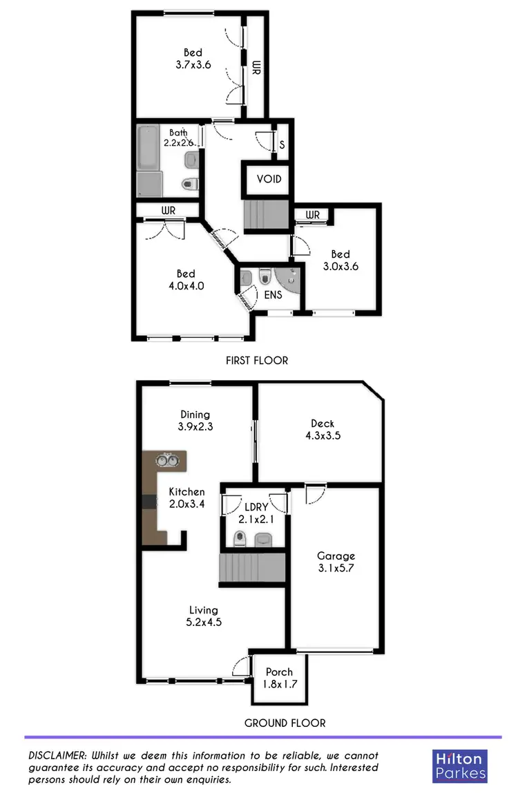 Floorplan of Homely townhouse listing, 1/504 Woodstock Ave, Rooty Hill NSW 2766