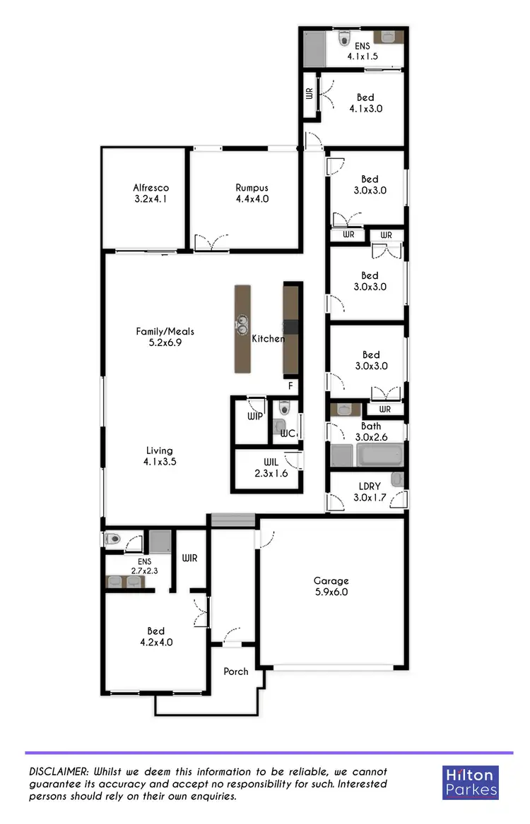 Floorplan of Homely house listing, 56 Kirkwood Crescent, Colebee NSW 2761