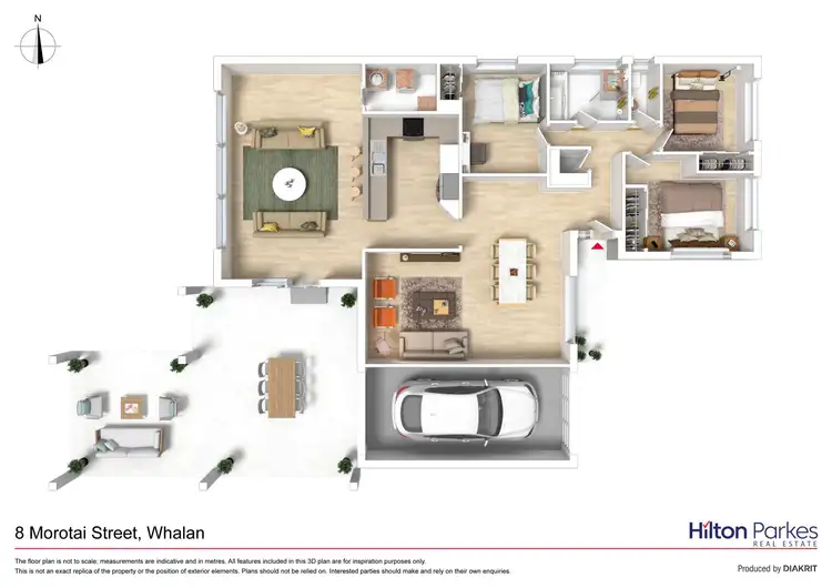 Floorplan of Homely house listing, 8 Morotai Street, Whalan NSW 2770