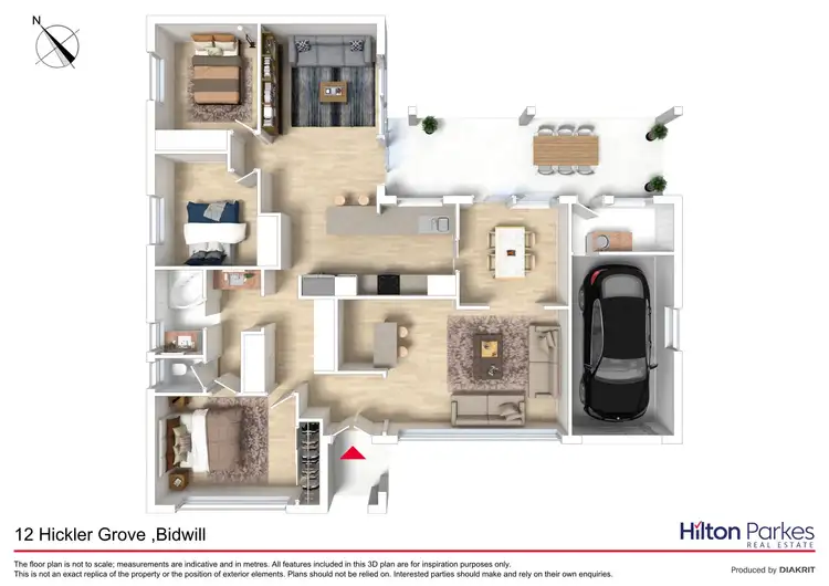 Floorplan of Homely house listing, 12 Hickler Grove, Bidwill NSW 2770
