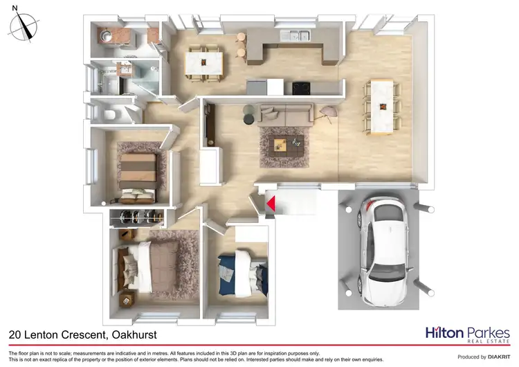 Floorplan of Homely house listing, 20 Lenton Crescent, Oakhurst NSW 2761