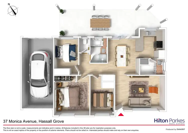 Floorplan of Homely house listing, 37 Monica Avenue, Hassall Grove NSW 2761