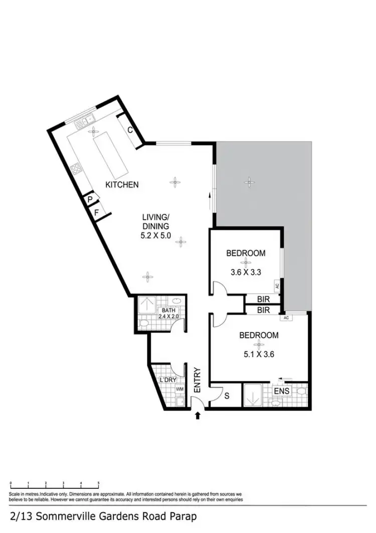 Floorplan of Homely apartment listing, 2/13 Somerville Gardens, Parap NT 820