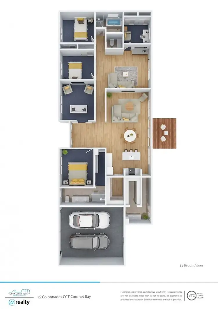 Floorplan of Homely house listing, 15 Colonnades CCT, Coronet Bay VIC 3984