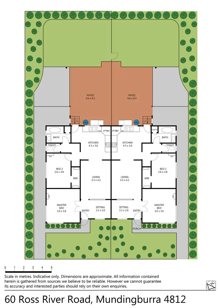 Floorplan of Homely block of units listing, 60 Ross River Road, Mundingburra QLD 4812