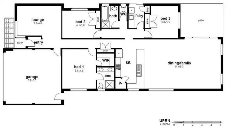 Floorplan of Homely house listing, 5 Niagara Street, Baldivis WA 6171
