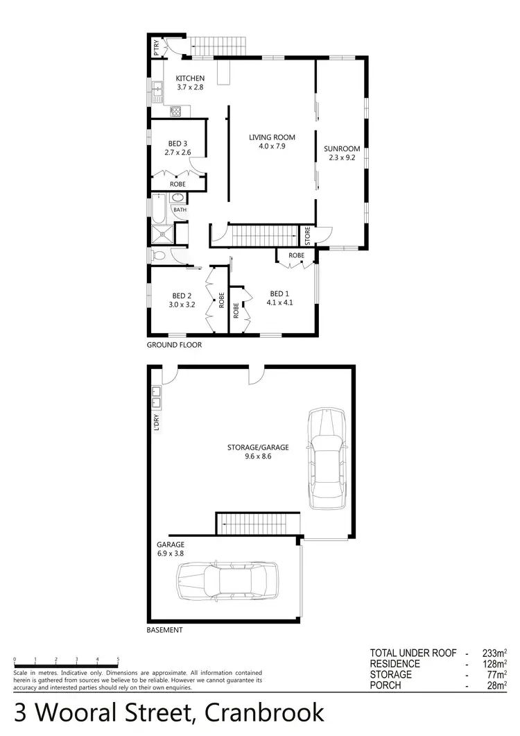 Floorplan of Homely house listing, 3 Wooral Street, Cranbrook QLD 4814